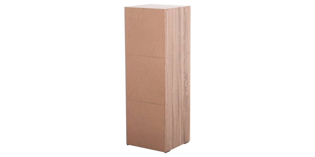 ΝΤΟΥΛΑΠΙ ΜΕ 3 ΑΠΟΘ. ΧΩΡΟΥΣ SORIANO HM9939.11 SONAMA OAK ΜΕΛΑΜΙΝΗ 40x39x119Υεκ.