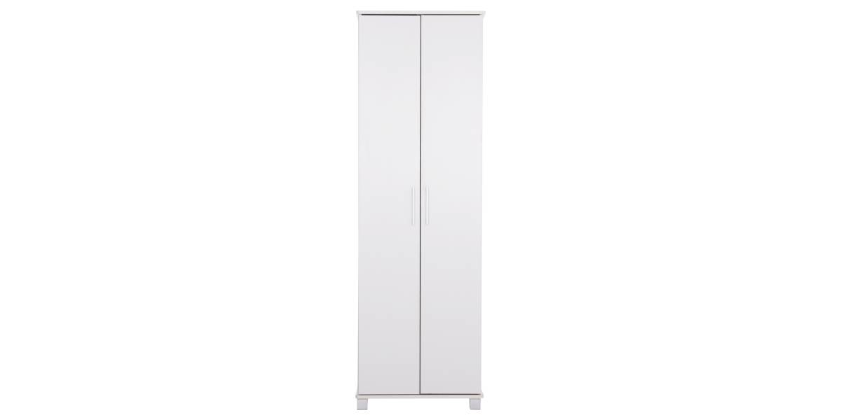 ΠΑΠΟΥΤΣΟΘΗΚΗ-ΝΤΟΥΛΑΠΑ CLUSE HM2403.03 ΜΕΛΑΜΙΝΗ ΛΕΥΚΟ ΧΡΩΜΑ 60Χ36,5Χ186,5Υεκ.