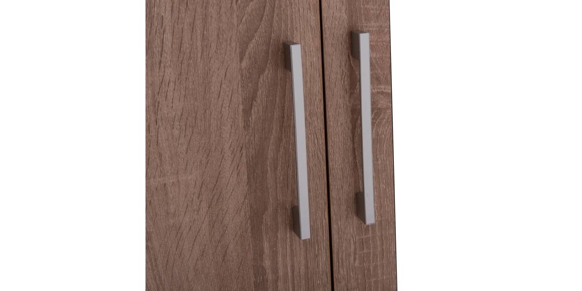 ΝΤΟΥΛΑΠΑ ΜΕ ΚΑΘΡΕΦΤΗ & ΣΥΡΤΑΡΙΑ JARRY HM2485.11 SONAMA OAK ΜΕΛΑΜΙΝΗ 119x48x183Υεκ