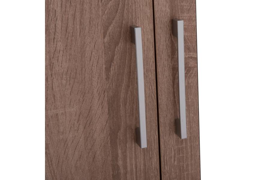 ΝΤΟΥΛΑΠΑ ΜΕ ΚΑΘΡΕΦΤΗ & ΣΥΡΤΑΡΙΑ JARRY HM2485.11 SONAMA OAK ΜΕΛΑΜΙΝΗ 119x48x183Υεκ