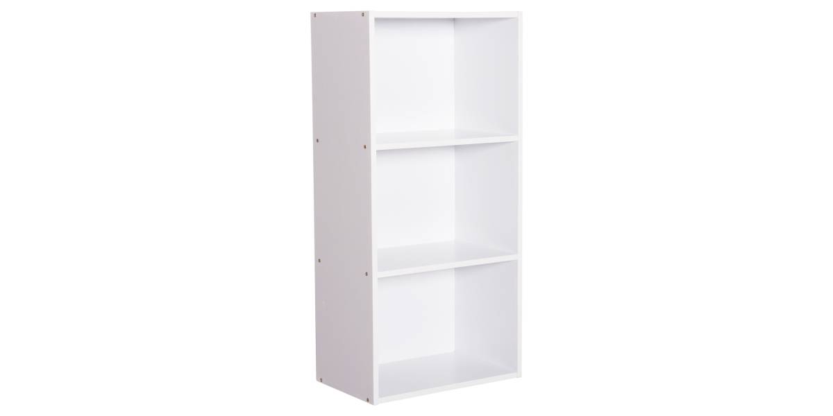 ΡΑΦΙΕΡΑ ΤΟΙΧΟΥ CUBICON HM9941.01 ΛΕΥΚΗ ΜΕΛΑΜΙΝΗ 38,5x23,5x80Υεκ.