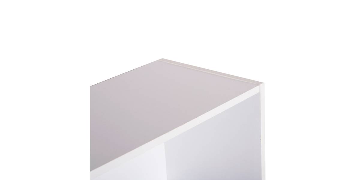 ΡΑΦΙΕΡΑ ΤΟΙΧΟΥ CUBICON HM9941.01 ΛΕΥΚΗ ΜΕΛΑΜΙΝΗ 38,5x23,5x80Υεκ.