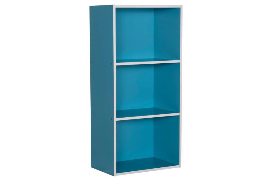 ΡΑΦΙΕΡΑ ΤΟΙΧΟΥ CUBICON HM9941.05 ΜΠΛΕ-ΛΕΥΚΗ ΜΕΛΑΜΙΝΗ 38,5x23,5x80Υεκ.