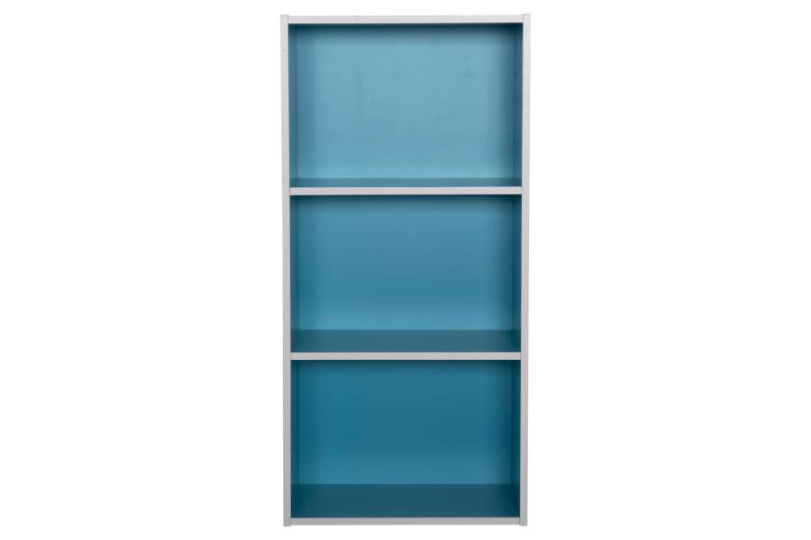 ΡΑΦΙΕΡΑ ΤΟΙΧΟΥ CUBICON HM9941.05 ΜΠΛΕ-ΛΕΥΚΗ ΜΕΛΑΜΙΝΗ 38,5x23,5x80Υεκ.
