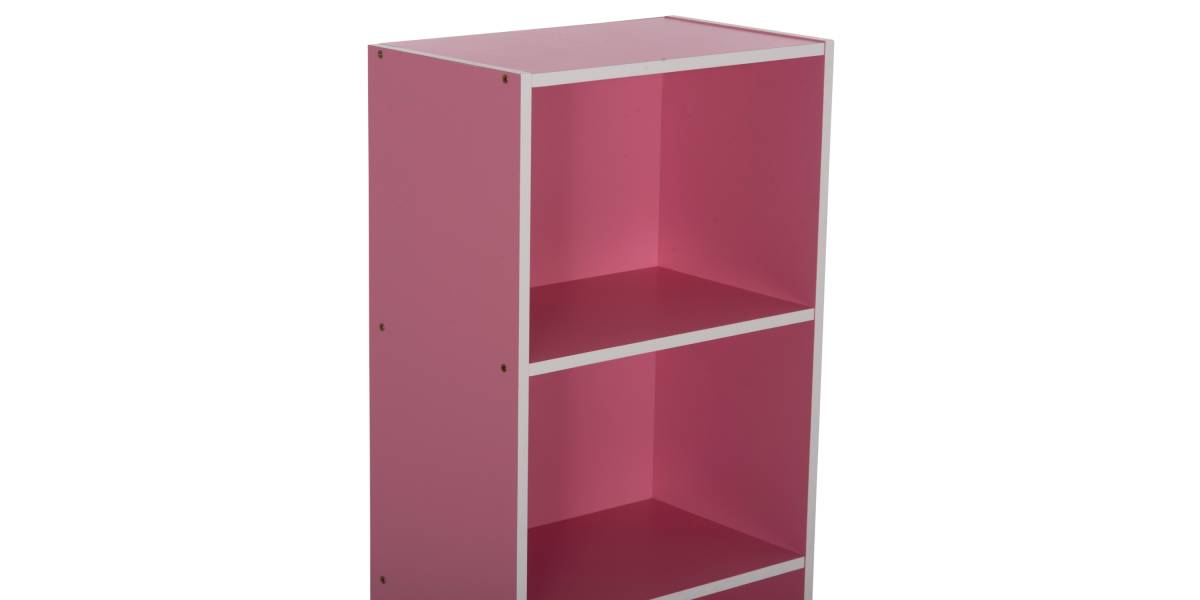 ΡΑΦΙΕΡΑ ΤΟΙΧΟΥ CUBICON HM9941.06 ΡΟΖ-ΛΕΥΚΗ ΜΕΛΑΜΙΝΗ 38,5x23,5x80Υεκ.
