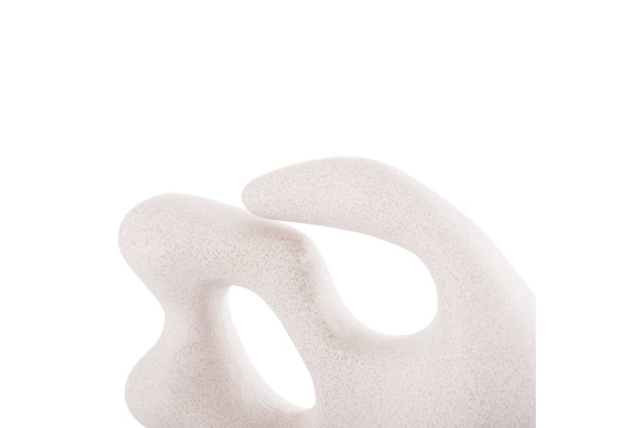 ΕΠΙΤΡΑΠΕΖΙΟ ΚΕΡΑΜΙΚΟ ΔΙΑΚΟΣΜΗΤΙΚΟ ΣΕΙΡΑ ISIL HM4596 ΚΡΥΣΤΑΛΛ.ΥΠΟΛΕΥΚΟ 33x14x29Υ εκ