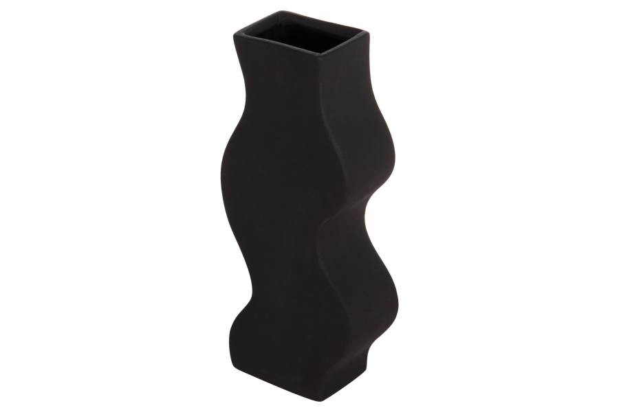 ΕΠΙΤΡΑΠΕΖΙΟ ΚΕΡΑΜΙΚΟ ΔΙΑΚΟΣΜΗΤΙΚΟ ΣΕΙΡΑ SEBOR HM4589.02 ΜΑΥΡΟ ΜΑΤ 14x6.5x30Υεκ