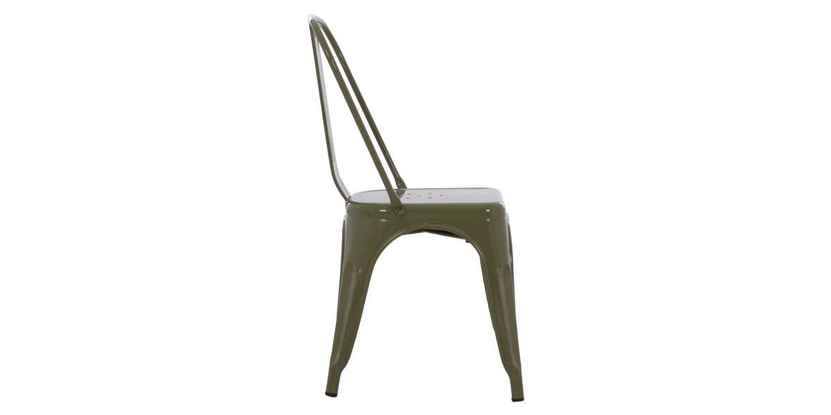 ΚΑΡΕΚΛΑ ΜΕΤΑΛΛΙΚΗ MELITA-PRO HM8641.43 ΣΕ DARK OLIVE GREEN 43x50x82Υεκ.
