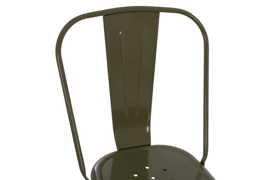 ΚΑΡΕΚΛΑ ΜΕΤΑΛΛΙΚΗ MELITA-PRO HM8641.43 ΣΕ DARK OLIVE GREEN 43x50x82Υεκ.