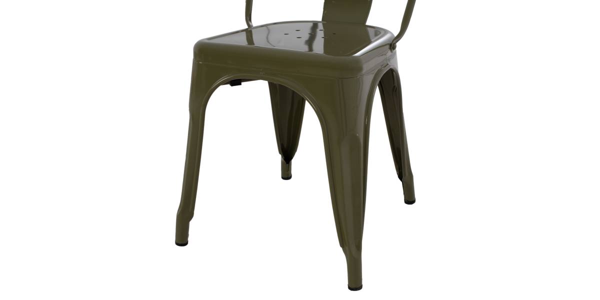 ΚΑΡΕΚΛΑ ΜΕΤΑΛΛΙΚΗ MELITA-PRO HM8641.43 ΣΕ DARK OLIVE GREEN 43x50x82Υεκ.