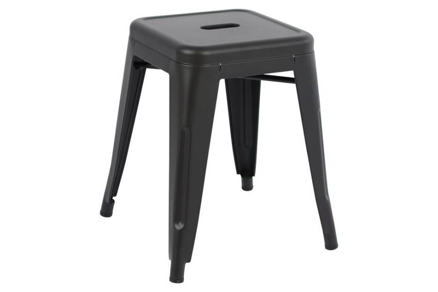 ΣΚΑΜΠΟ ΜΕΤΑΛΛΙΚΟ MELITA HM0096.42 ΣΕ ΜΑΥΡΟ ΜΑΤ ΧΡΩΜΑ 37x37x45Υεκ.