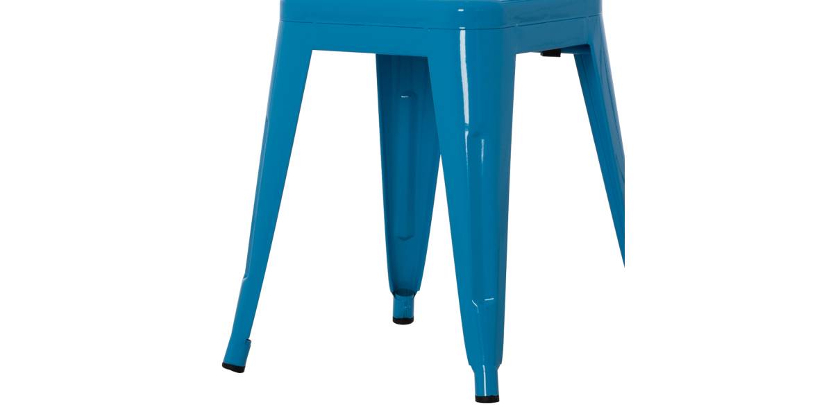 ΣΚΑΜΠΟ ΜΕΤΑΛΛΙΚΟ MELITA HM0096.48 ΣΕ ΜΠΛΕ ΧΡΩΜΑ 37x37x45Υεκ.