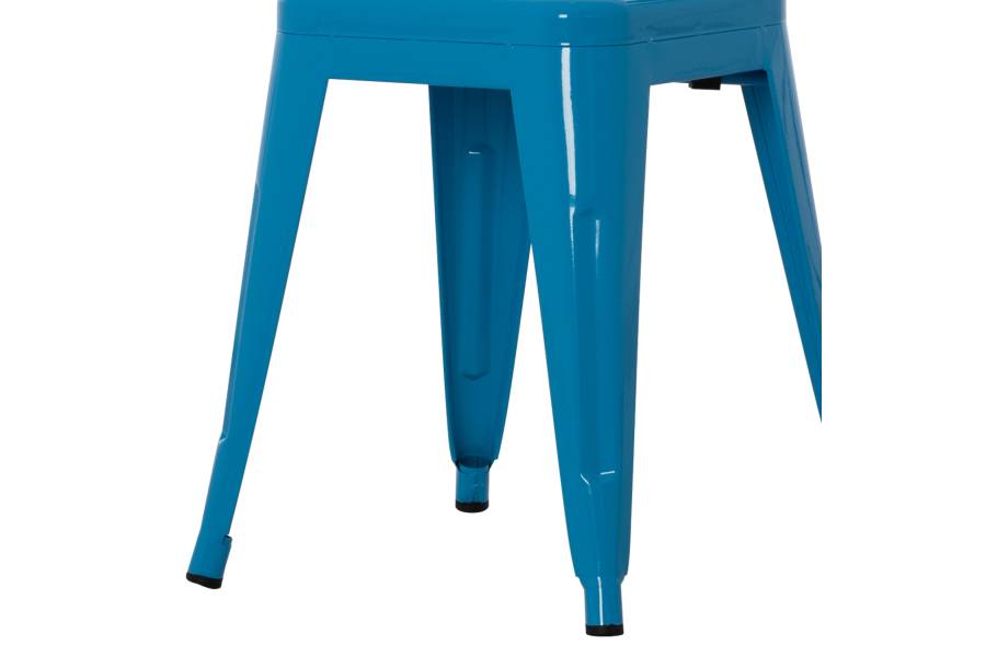 ΣΚΑΜΠΟ ΜΕΤΑΛΛΙΚΟ MELITA HM0096.48 ΣΕ ΜΠΛΕ ΧΡΩΜΑ 37x37x45Υεκ.