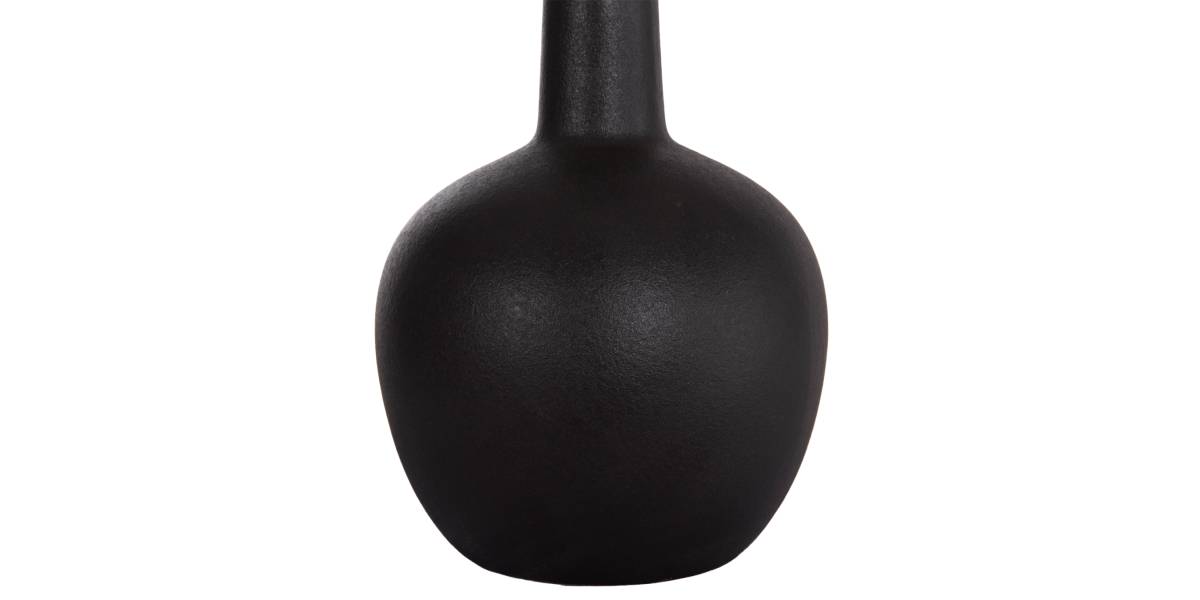 ΕΠΙΤΡΑΠΕΖΙΟ ΚΕΡΑΜΙΚΟ ΔΙΑΚΟΣΜΗΤΙΚΟ ELENDIL HM4593.02 ΜΑΥΡΟ ΜΑΤ 14,5x25Υεκ