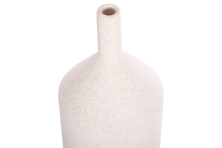 ΕΠΙΤΡΑΠΕΖΙΟ ΚΕΡΑΜΙΚΟ ΔΙΑΚΟΣΜΗΤΙΚΟ GALAD HM4608.01 ΚΡΥΣΤΑΛΛΙΚΟ ΥΠΟΛΕΥΚΟ Φ13x30Υεκ