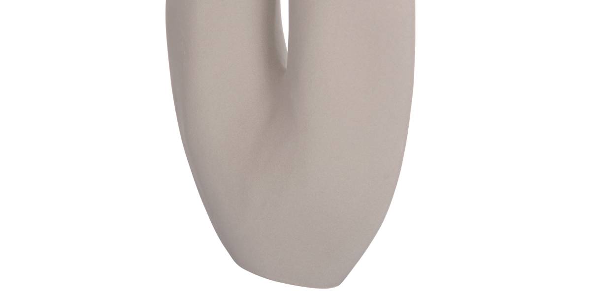 ΕΠΙΤΡΑΠΕΖΙΟ ΚΕΡΑΜΙΚΟ ΔΙΑΚΟΣΜΗΤΙΚΟ ARKEN HM4619.03 ΓΚΡΙ ΜΑΤ 20,5x8x26Υεκ