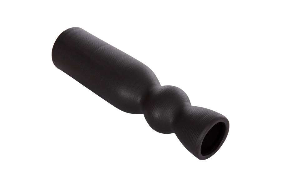 ΕΠΙΤΡΑΠΕΖΙΟ ΚΕΡΑΜΙΚΟ ΔΙΑΚΟΣΜΗΤΙΚΟ SCEPTER HM4614.02 ΜΑΥΡΟ ΜΑΤ Φ8x35Υ εκ.