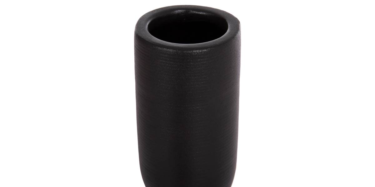 ΕΠΙΤΡΑΠΕΖΙΟ ΚΕΡΑΜΙΚΟ ΔΙΑΚΟΣΜΗΤΙΚΟ SCEPTER HM4615.02 ΜΑΥΡΟ ΜΑΤ Φ7,5x30,5Υεκ