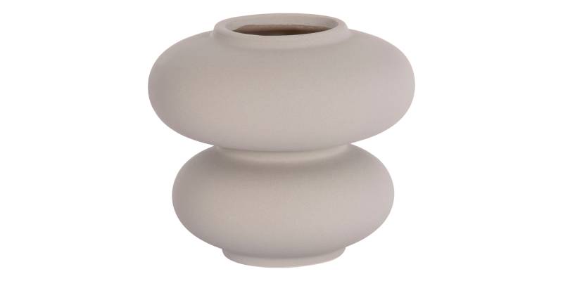 ΕΠΙΤΡΑΠΕΖΙΟ ΚΕΡΑΜΙΚΟ ΔΙΑΚΟΣΜΗΤΙΚΟ ROOK HM4629.03 ΓΚΡΙ ΜΑΤ Φ18x17Υεκ