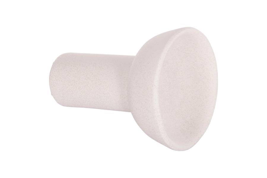 ΕΠΙΤΡΑΠΕΖΙΟ ΚΕΡΑΜΙΚΟ ΔΙΑΚΟΣΜΗΤΙΚΟ ELENDIL HM4603.01 ΥΠΟΛΕΥΚΟ ΚΡΥΣΤΑΛΛΙΚΟ Φ20x26,5Υεκ