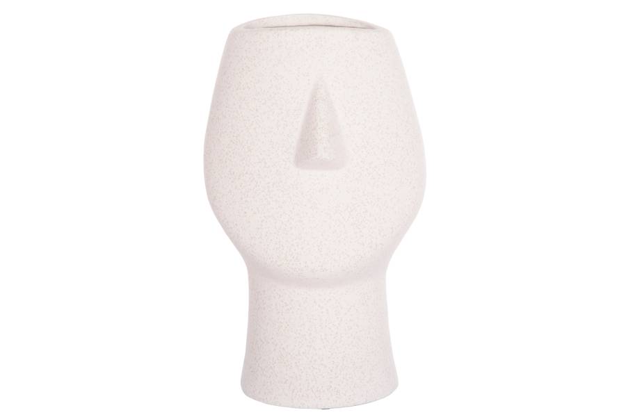 ΕΠΙΤΡΑΠΕΖΙΟ ΚΕΡΑΜΙΚΟ ΔΙΑΚΟΣΜΗΤΙΚΟ HUMANS HM4631 ΥΠΟΛΕΥΚΟ ΚΡΥΣΤΑΛΛΙΚΟ Φ14x25Υεκ