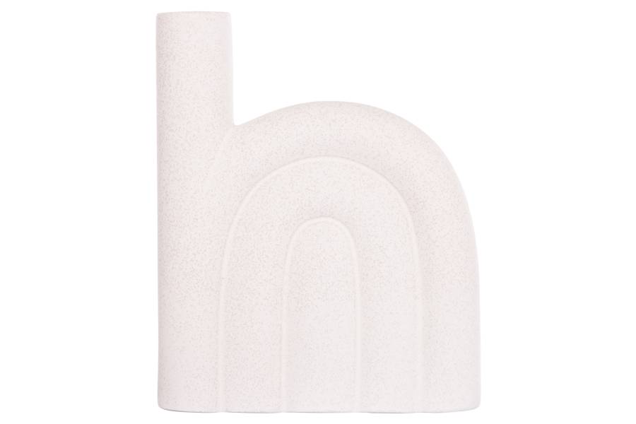 ΕΠΙΤΡΑΠΕΖΙΟ ΚΕΡΑΜΙΚΟ ΔΙΑΚΟΣΜΗΤΙΚΟ ARCON HM4639.01 ΚΡΥΣΤΑΛΛΙΚΟ ΥΠΟΛΕΥΚΟ 23,5x5,5x29,5Υεκ