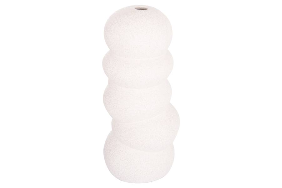 ΕΠΙΤΡΑΠΕΖΙΟ ΚΕΡΑΜΙΚΟ ΔΙΑΚΟΣΜΗΤΙΚΟ ROOK HM4630.01 ΥΠΟΛΕΥΚΟ ΚΡΥΣΤΑΛΛΙΚΟ Φ13x31Υεκ