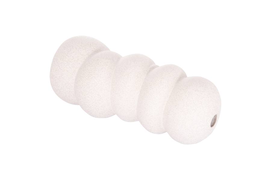 ΕΠΙΤΡΑΠΕΖΙΟ ΚΕΡΑΜΙΚΟ ΔΙΑΚΟΣΜΗΤΙΚΟ ROOK HM4630.01 ΥΠΟΛΕΥΚΟ ΚΡΥΣΤΑΛΛΙΚΟ Φ13x31Υεκ