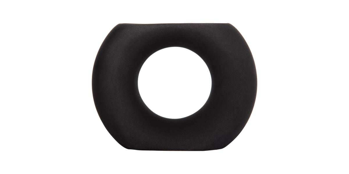 ΕΠΙΤΡΑΠΕΖΙΟ ΚΕΡΑΜΙΚΟ ΔΙΑΚΟΣΜΗΤΙΚΟ ELLIPTO HM4646.02 ΜΑΥΡΟ ΜΑΤ 18x6,5x14Υεκ