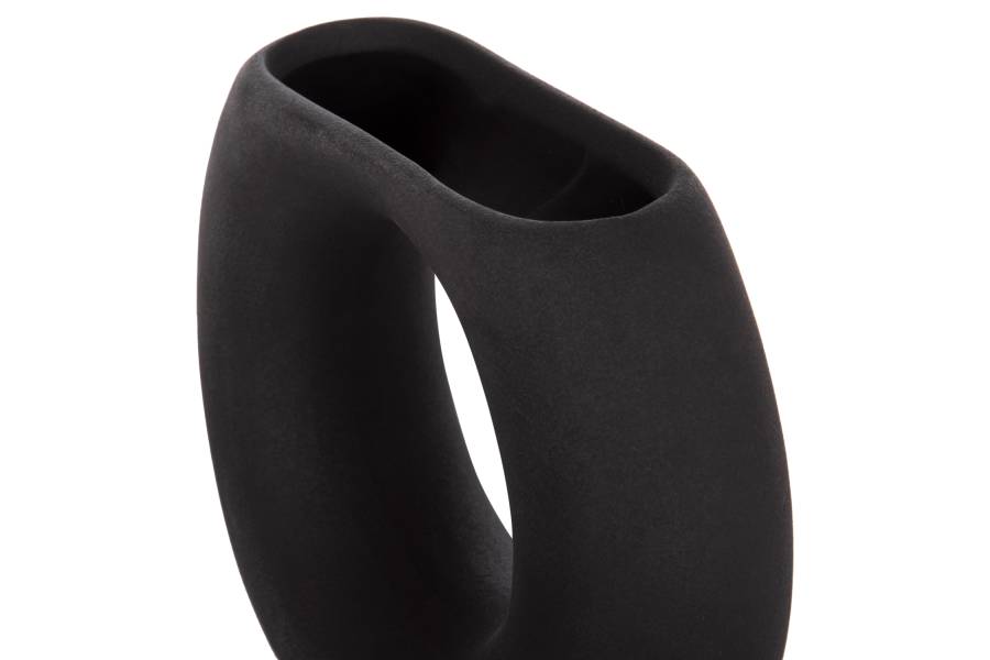 ΕΠΙΤΡΑΠΕΖΙΟ ΚΕΡΑΜΙΚΟ ΔΙΑΚΟΣΜΗΤΙΚΟ ELLIPTO HM4646.02 ΜΑΥΡΟ ΜΑΤ 18x6,5x14Υεκ