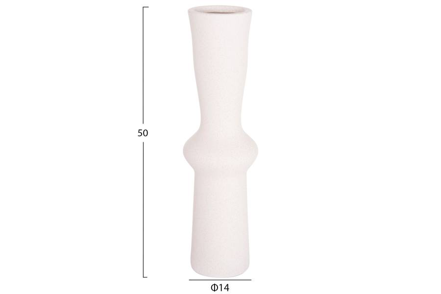 ΕΠΙΤΡΑΠΕΖΙΟ ΚΕΡΑΜΙΚΟ ΔΙΑΚΟΣΜΗΤΙΚΟ SCEPTER HM4637.01 ΚΡΥΣΤΑΛΛΙΚΟ ΥΠΟΛΕΥΚΟ Φ14x50Υεκ