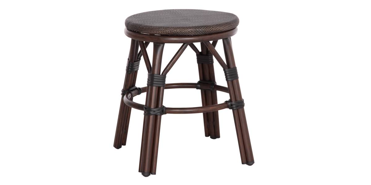 ΣΚΑΜΠΟ ΑΛΟΥΜΙΝΙΟΥ CHINO HM6285.01 BAMBOO LOOK ΚΑΦΕ-TEXTILENE ΚΑΦΕ Φ36x46Υεκ.