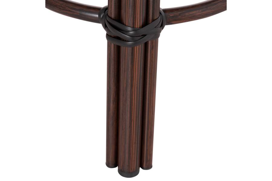 ΣΚΑΜΠΟ ΑΛΟΥΜΙΝΙΟΥ CHINO HM6285.01 BAMBOO LOOK ΚΑΦΕ-TEXTILENE ΚΑΦΕ Φ36x46Υεκ.