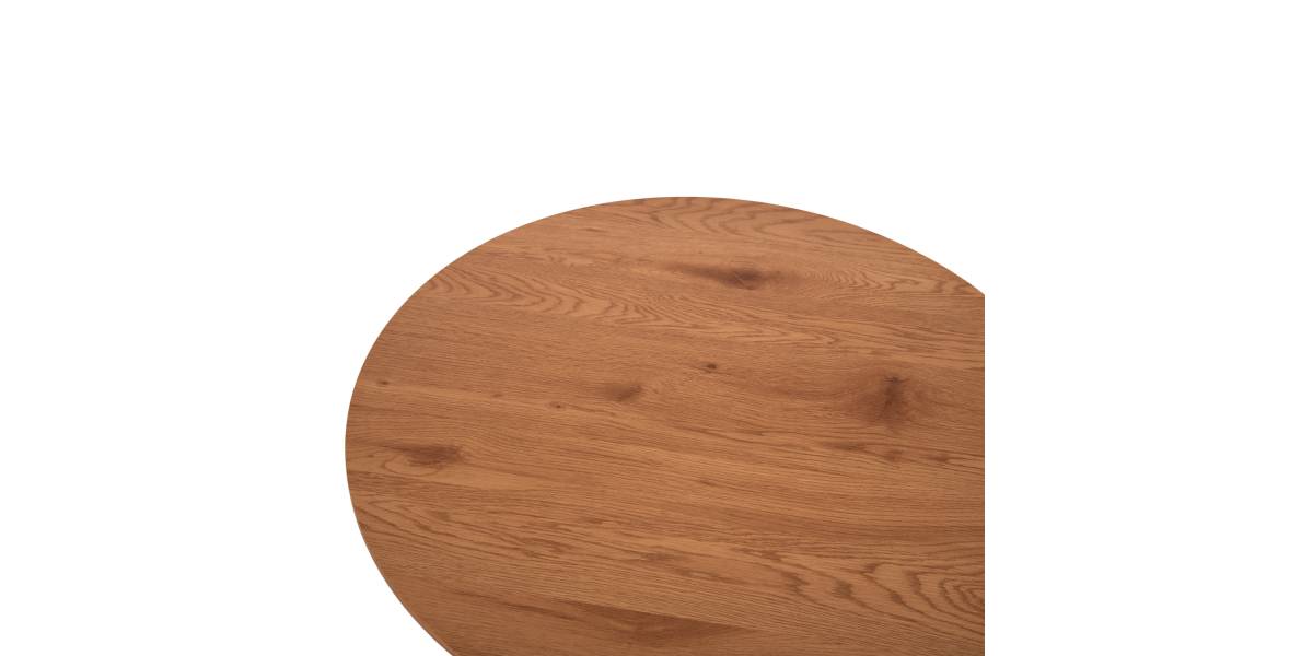 ΣΕΤ 2ΤΜΧ ΤΡΑΠΕΖΙΑ ΣΑΛΟΝΙΟΥ TALBERT HM21083 MDF ΦΥΣΙΚΟ ΞΥΛΟΥ Φ80εκ & Φ45εκ