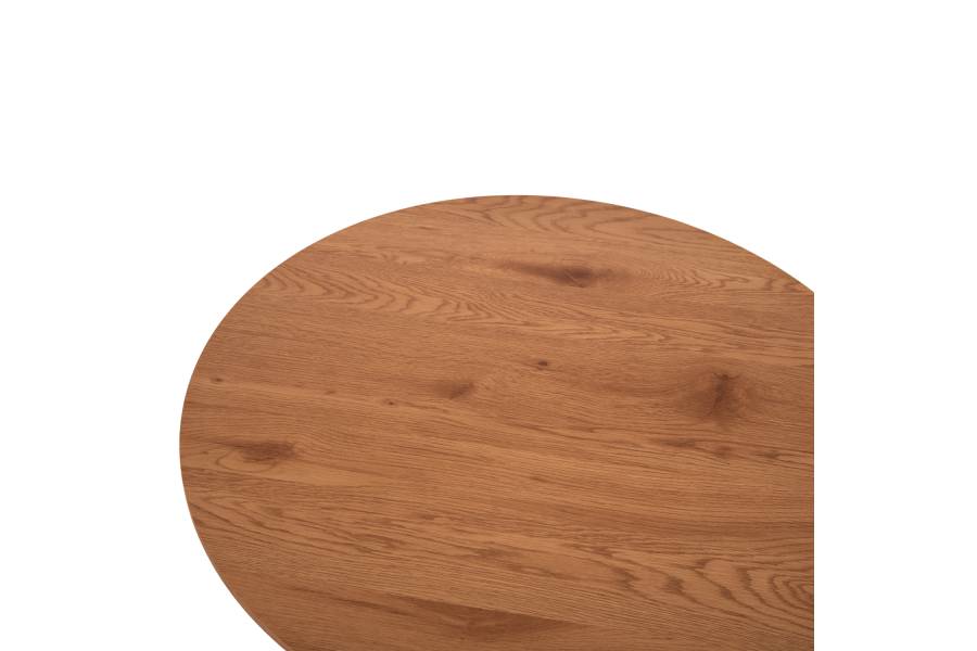 ΣΕΤ 2ΤΜΧ ΤΡΑΠΕΖΙΑ ΣΑΛΟΝΙΟΥ TALBERT HM21083 MDF ΦΥΣΙΚΟ ΞΥΛΟΥ Φ80εκ & Φ45εκ