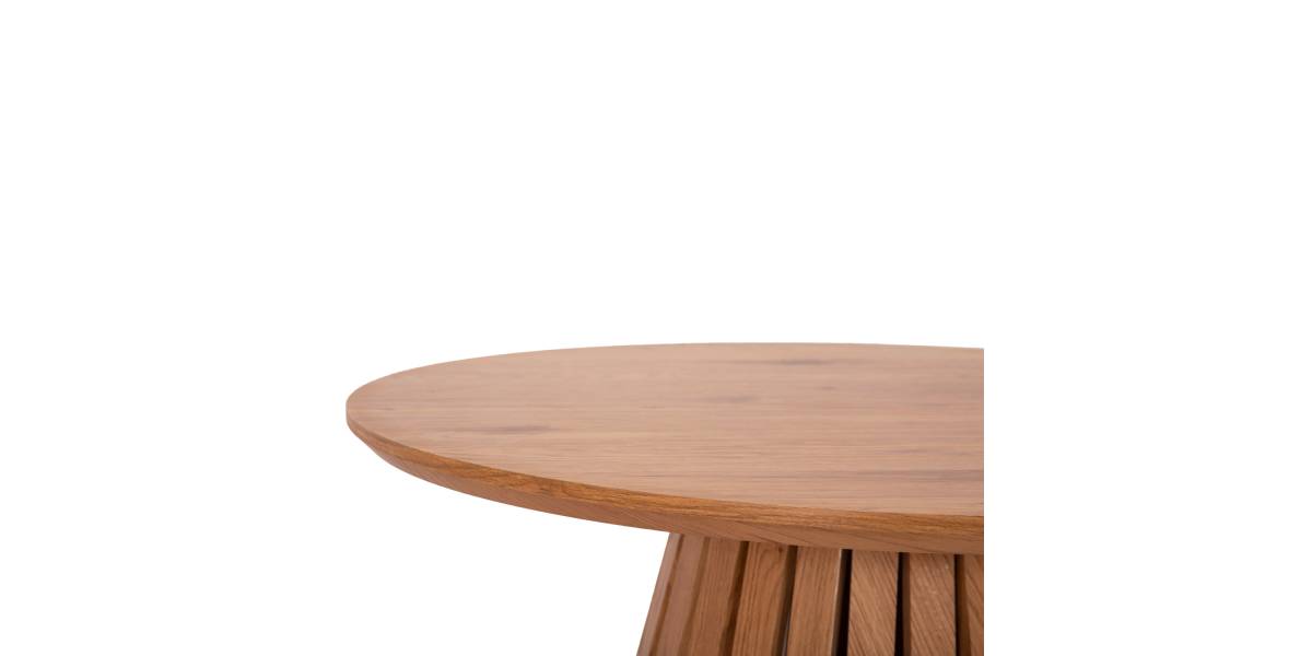 ΣΕΤ 2ΤΜΧ ΤΡΑΠΕΖΙΑ ΣΑΛΟΝΙΟΥ TALBERT HM21083 MDF ΦΥΣΙΚΟ ΞΥΛΟΥ Φ80εκ & Φ45εκ