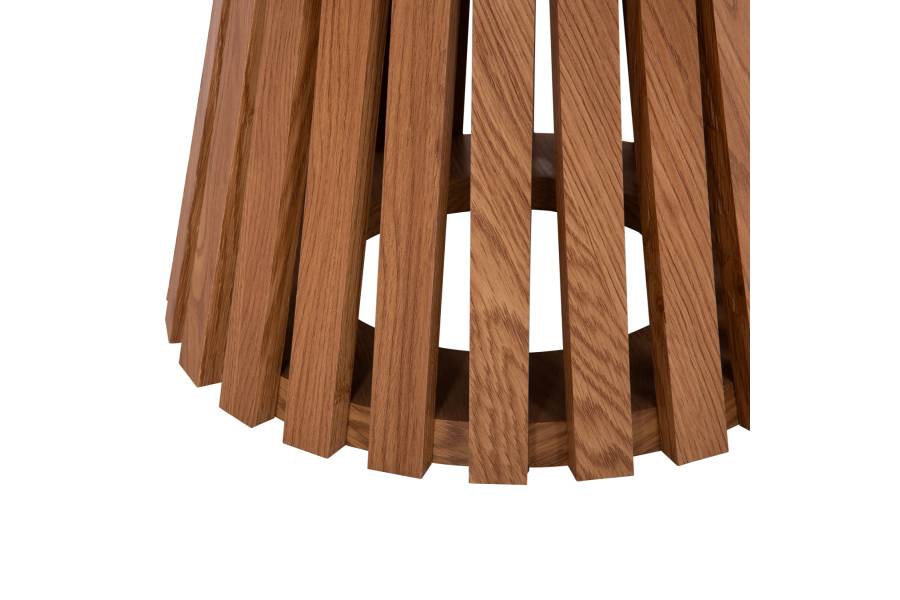 ΣΕΤ 2ΤΜΧ ΤΡΑΠΕΖΙΑ ΣΑΛΟΝΙΟΥ TALBERT HM21083 MDF ΦΥΣΙΚΟ ΞΥΛΟΥ Φ80εκ & Φ45εκ