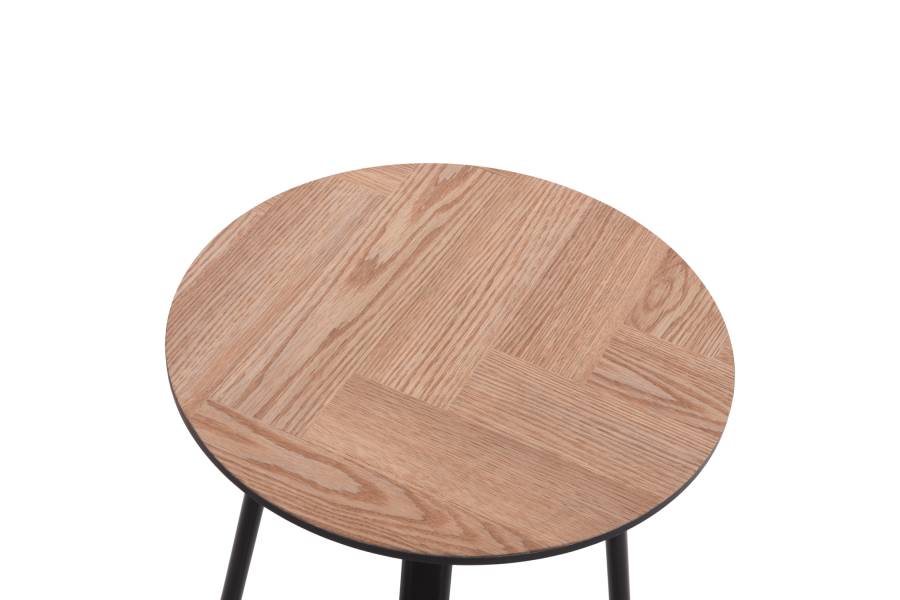ΣΕΤ 2ΤΜΧ ΤΡΑΠΕΖΙΑ ΣΑΛΟΝΙΟΥ NORTON HM21088 MDF-ΜΕΤΑΛΛΟ Φ80εκ & Φ45εκ