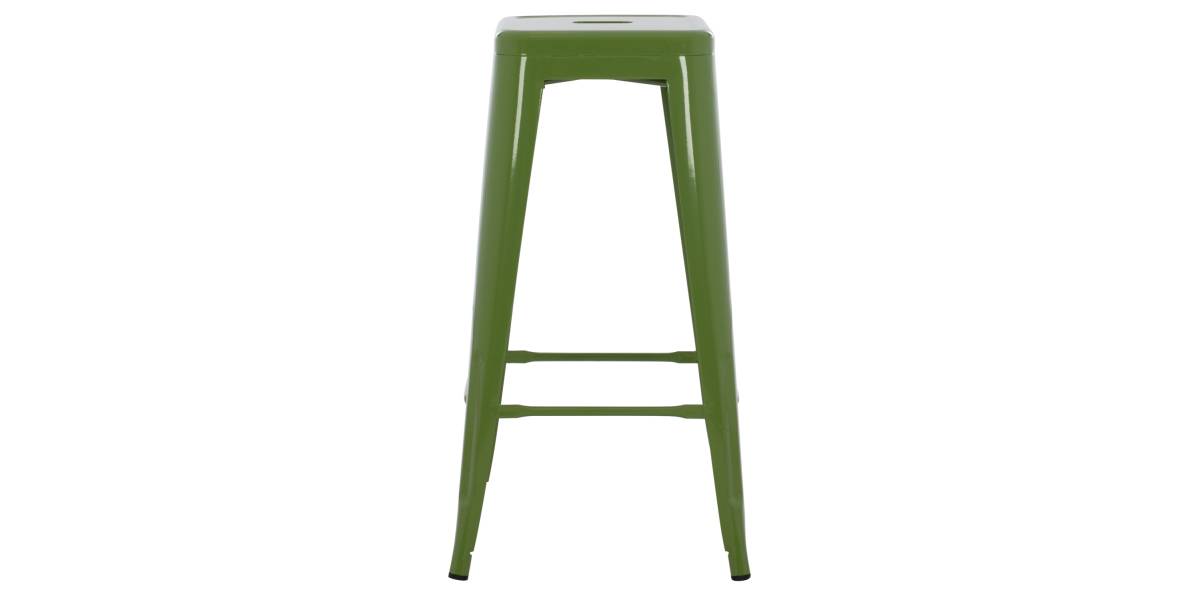 ΣΚΑΜΠΟ ΜΠΑΡ ΜΕΤΑΛΛΙΚΟ MELITA-PRO HM8642.53 ΣΕ LIGHT OLIVE GREEN 43x43x78Υεκ.