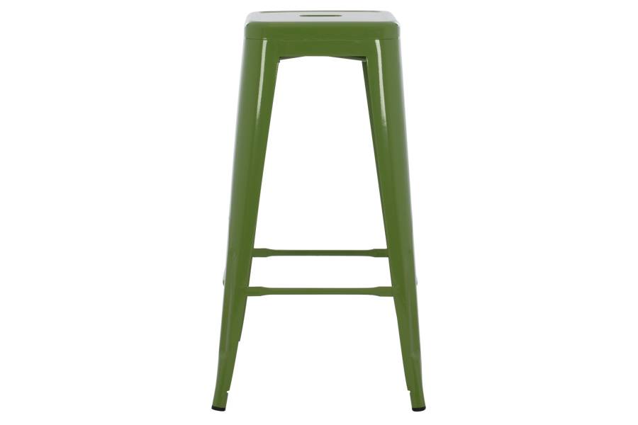 ΣΚΑΜΠΟ ΜΠΑΡ ΜΕΤΑΛΛΙΚΟ MELITA-PRO HM8642.53 ΣΕ LIGHT OLIVE GREEN 43x43x78Υεκ.