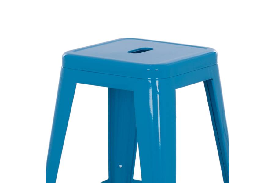 ΣΚΑΜΠΟ ΜΕΣΑΙΟΥ ΥΨΟΥΣ ΜΕΤΑΛΛΙΚΟ MELITA-PRO HM8573.48 ΜΠΛΕ 43x43x67Υεκ.