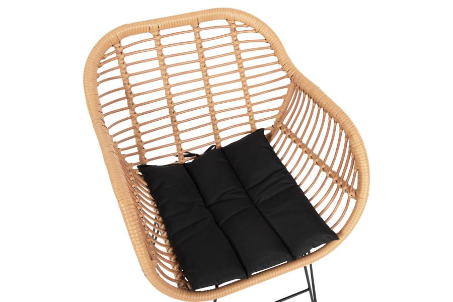 ΣΕΤ ΣΑΛΟΝΙ ΕΞΩΤΕΡΙΚΟΥ ΧΩΡΟΥ 4ΤΜΧ ALLEGRA HM21052 WICKER-ΜΕΤΑΛΛΟ