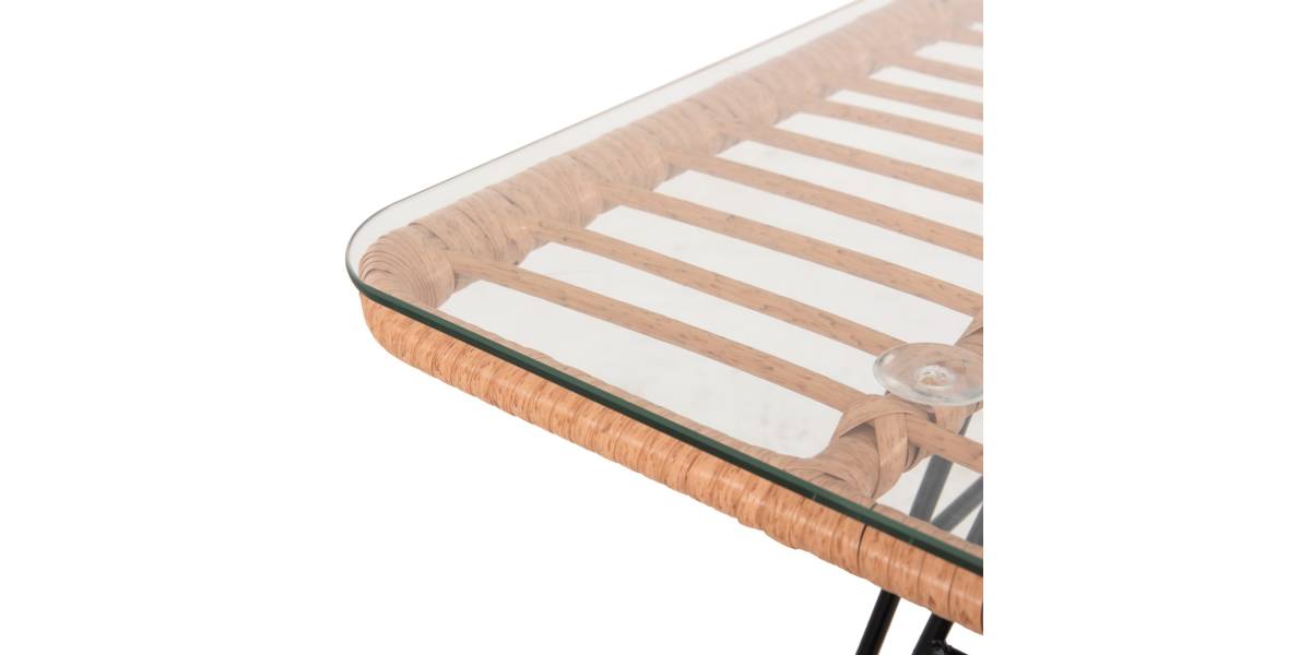 ΣΕΤ ΣΑΛΟΝΙ ΕΞΩΤΕΡΙΚΟΥ ΧΩΡΟΥ 4ΤΜΧ ALLEGRA HM21052 WICKER-ΜΕΤΑΛΛΟ