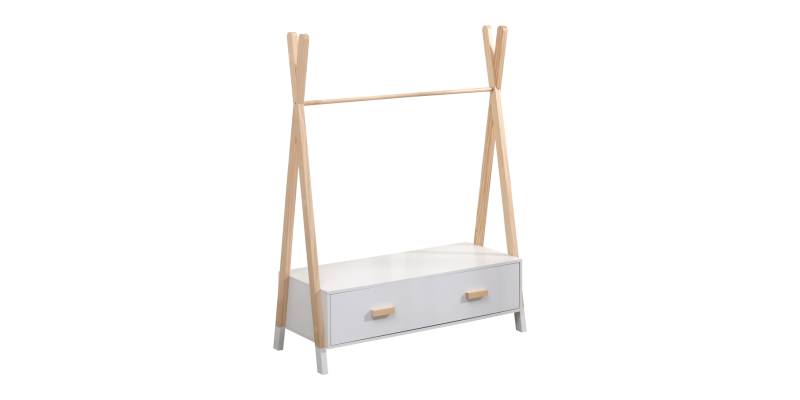 ΚΡΕΜΑΣΤΡΑ ΜΕ ΣΥΡΤΑΡΙΑ ΠΑΙΔΙΚH PASCHAL HM2491.03 ΜΕΛΑΜΙΝΗ-ΞΥΛΟ ΠΕΥΚΟΥ 80x40x130Υεκ