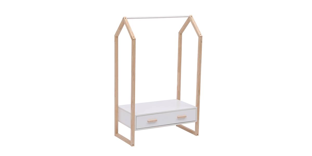 ΚΡΕΜΑΣΤΡΑ ΜΕ ΣΥΡΤΑΡΙ ΠΑΙΔΙΚH PEPE HM2492.03 ΜΕΛΑΜΙΝΗ-ΞΥΛΟ ΠΕΥΚΟΥ 80x40x125Υεκ