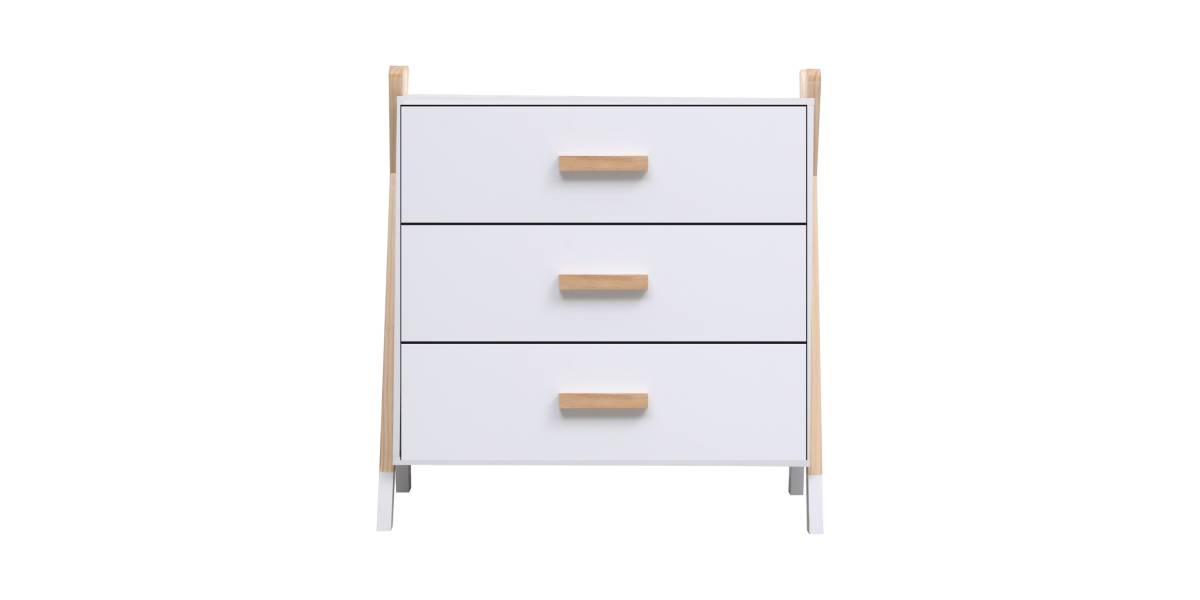 ΣΥΡΤΑΡΙΕΡΑ ΠΑΙΔΙΚH PASCHAL HM2493.03 ΜΕΛΑΜΙΝΗ-ΞΥΛΟ ΠΕΥΚΟΥ 76x40x80.5Υεκ
