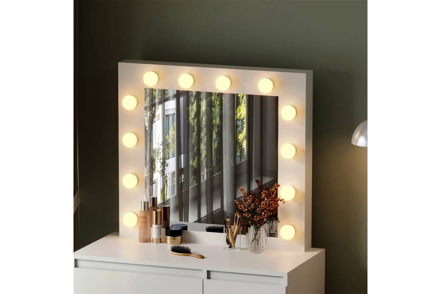 ΤΟΥΑΛΕΤΑ ΜΕ ΦΩΤΙΣΜΟ LED & ΣΥΡΤΑΡΙΑ KEITLIN HM2499.03 ΜΕΛΑΜΙΝΗ ΣΕ ΛΕΥΚΟ 80x40x140Υεκ.