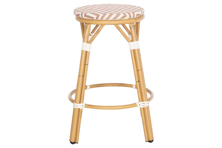 ΣΚΑΜΠΟ ΑΛΟΥΜΙΝΙΟΥ ΜΕΣ.ΥΨΟΥΣ CHINO HM6286.04 BAMBOO LOOK ΦΥΣΙΚΟ & TEXTILENE 43x43x65Υεκ