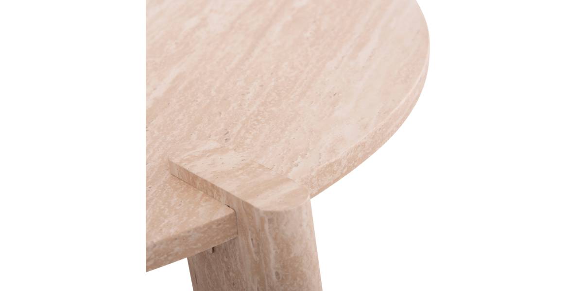 ΣΕΤ 2ΤΜΧ ΤΡΑΠΕΖΙΑ ΣΑΛΟΝΙΟΥ EQUIL HM9943.01 MDF ΜΕ ΜΕΛΑΜΙΝΗ-ΦΥΣΙΚΟ 66x66εκ + 87x87εκ