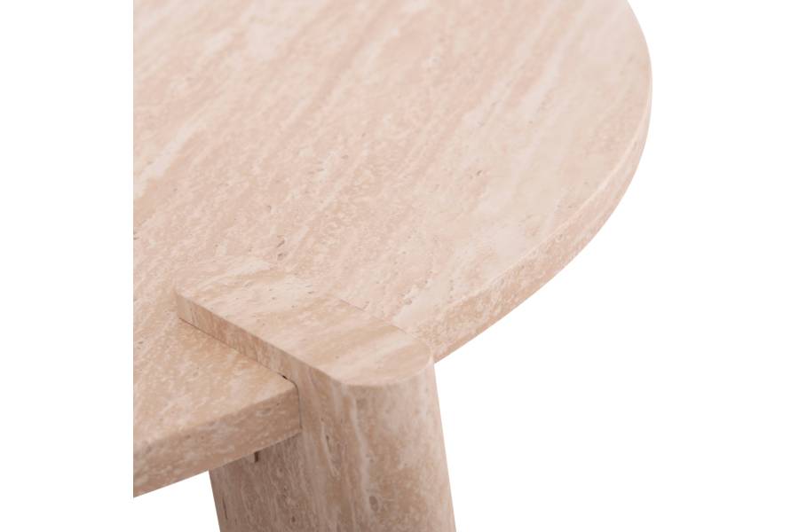 ΣΕΤ 2ΤΜΧ ΤΡΑΠΕΖΙΑ ΣΑΛΟΝΙΟΥ EQUIL HM9943.01 MDF ΜΕ ΜΕΛΑΜΙΝΗ-ΦΥΣΙΚΟ 66x66εκ + 87x87εκ